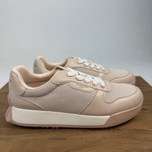 New Big Kids Sam Edelman Lenny Erika Pink Sneakers Shoes Size 5 Y